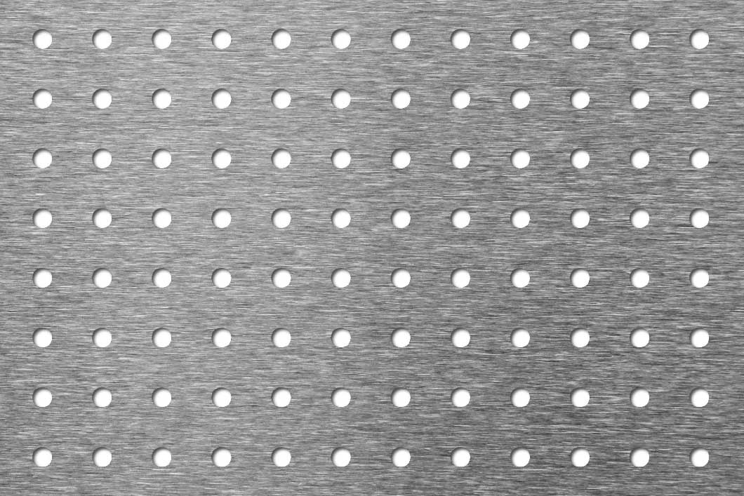 R5 U15 Perforerad plåt Aluminium